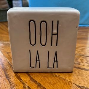 - Home/office decor. Ooh La La sign for your desk or make up table.